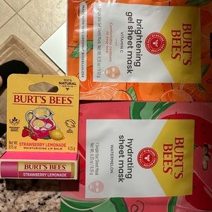 Face masks and chapstick